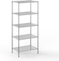 24" Deep x 36" Wide x 86" Height Wire Shelving Kit | 5-Tier | NSF Commercial Storage Rack Unit