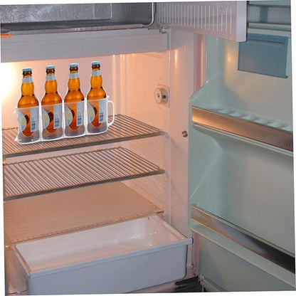 CHILDWEET 2pcs Fridge Can Dispenser Beer Refrigerated Holder Storage Box for Drinks Can Storage for Refrigerator Seasoning Jar Crisper