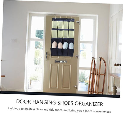 Space Saving Hanging Shoe Bag over The Door Shoe Organizer for Closet Rv Bathroom