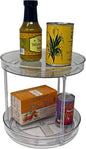 Dial Industries Lazy Susan Turntable Organizer for Pantry, Cabinet, Countertop, 2 Tier, 9 Inch