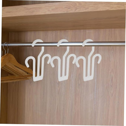 Cabilock 20pcs Plastic Shoe Hangers Modern Slippers Storage Hanging Shoe Organizer