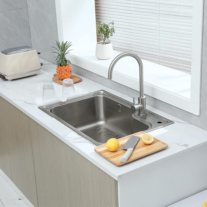 MicoYang Silicone Bathroom Soap Dishes with Drain Spout-Bathroom and Kitchen Sink Organizer,Sponge Holder,Dish Soap Tray,Perfect for Dispenser,Scrubber,Bottle,Cup on Sink or Counter-White 12"×4"