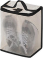 PVC Shoe Organizers for Travel with Meshes Design to Odors Ideal for Suitcases Backpacks and Home Closet Storage Hanging Shoe Organizers