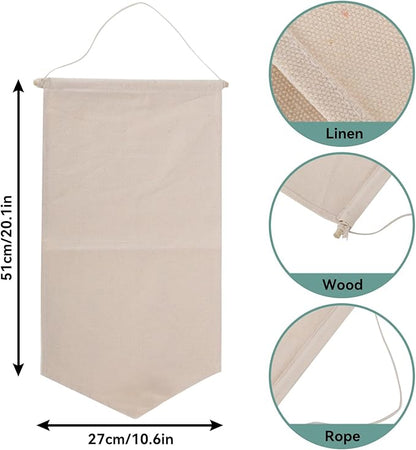 Cyrank Hanging Brooch Pin Storage Organizer, Enamel Pin Wall Display Banner Wall Hanging Brooch Jewelry Storage Case for Display Pins, Buttons and Lapel Collections