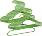 VWV Green Aluminum Hangers, 20 Pack Baby Hanger，12.6 Inch Children Baby Hangers, Sturdy Metal Children Clothes Hanger for Wardrobe, Space-Saving Toddler Hanger