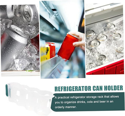 Levemolo Fridge Can Dispenser Beer Storage Dispenser for Refrigerator Beverage Can Holder Organize Kitchen Pantry Material
