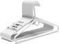 DEILSY™ Heavy Duty Plastic Hangers 50 Pack - Extra Heavy Duty Hangers for Clothes, Thick White Plastic Hangers, Strong Clothes Hangers with Hook for Scarves & Belts