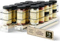 Vertical Spice Cabinet Mounted Spice Rack Organizer - 3 Drawers,15 Reg. or 30 Half Sized Spice Jars - Pantry Organizers & Storage - Pullout Shelf for Kitchen Cupboard (6.9"W x 5.0''H x 10.6"D, Cream)