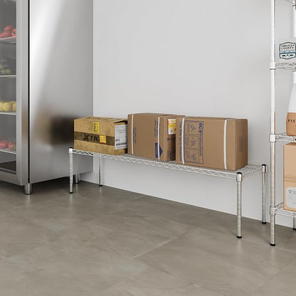 14" Deep x 60" Wide x 14" Height Wire Shelving Kit | 1-Tier | NSF Commercial Storage Rack Unit
