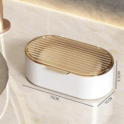 Soap Holder for Bathroom, Shower Soap Dish with Drainage Layer, Portable Soap Box for Bathroom, Bar soap Case for Travel, Gym, School, Camping