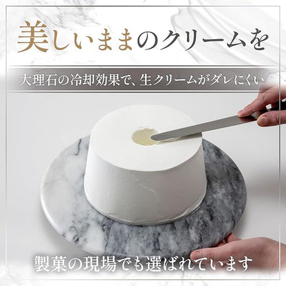 JEmarble Lazy Susan 12 inch Turntable with Aluminum Alloy Bearing, Smooth/Silent/Durable(White)(Premium Quality)