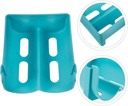 Stackable Soda Can Organizer for Refrigerator, 2pcs Blue Beverage Storage Rack with Convenient Opening for Fridge and Pantry