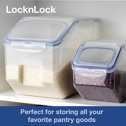Lock & Lock Bulk Storage Bins Food Storage Container with Wheels (50.72-Cup)