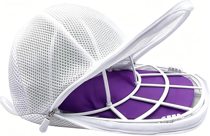 Hat Washer Cage Hats Cleaner, Hat Washer for baseball caps for Washing Machine with Mesh Bags Cleaning Protector Cage