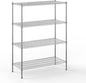 21" Deep x 48" Wide x 64" Height Wire Shelving Kit | 4-Tier | NSF Commercial Storage Rack Unit