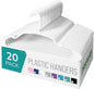 NEATERIZE Clothes Hangers Plastic 20 Pack For Adults - Plastic Hangers, The Perfect Coat Hanger and Space Saving Clothes Hangers for Closet, Percheros Ganchos para Colgar Ropa Hangars - Purple Hangers