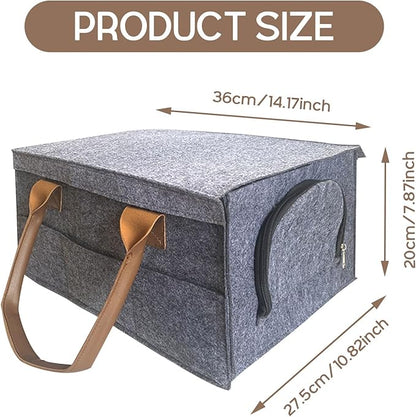 China Storage Containers Hard Shell, Stackable Dish Storage Containers, Quilted and Stackable Mug Storage, Foldable Design, 12 Compartments, Grey