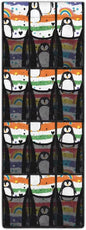 Cute Penguin Door Hanger Organizer Bathroom 12 Pockets Wall Hanging Storage Easy to Install Over The Door Shoe Organizer for Living Room Mesh Fabric Shoe Holder Hanger