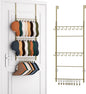 HapiRm Over Door Hat Rack - 3 Tier Wall Mounted Hat Organizer with 16 Hooks and 10 Movable Clips, Baseball Cap Organizer Storage Holds up to 26 Caps for Door, Bedroom, Closet USPTO Patent Pending