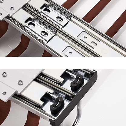 Hanging Pull Out Trousers Storage Rack,Multi Functional Pants Rack,Pull Out Closet Pants Hanger,for Clothes Towel Scarf Trousers Tie (Right Side Mounted)