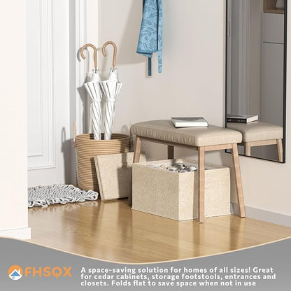 FHSQX 2 Pack Shoe Organizer for Closet,Foldable Shoe Organizer,Fits up to 24 Pairs,Storage Containers With Bottom Support for Shoes | Foldable