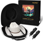 Anysiny Cowboy Hat Box for Travel-Crush Proof Hat Travel Case for Cowboy Hats Holder Storage Box Organizer Cap Carrier with Adjustable Carry Strap