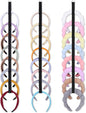 3 PCS Headband Holder Organizer for Girl,Hanging Hairband Storage for Women,Black Hair Hoop Display Hair Accessories Organizer Bedroom College Dorm Decor