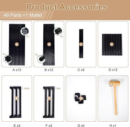 3-Tier Expandable Shoe Rack for 16-20 Pairs, Adjustable Metal Shoe Storage, Upright or Upside Down, Stackable, 15.7" W x 12" D x 21.45" H for Entryway, Door Entrance,Closet