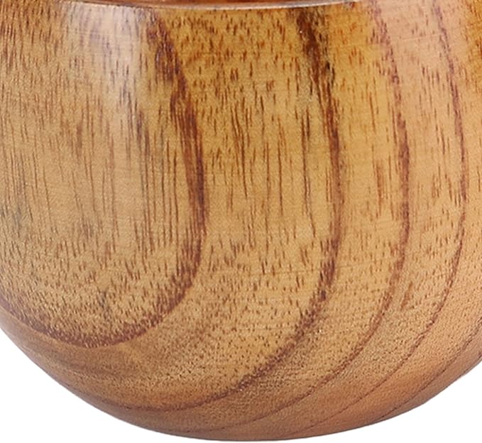 Yosoo Health Gear Wood Salt Bowl 2pcs Wood Salt and Bowl with Lids and Spoons, Multifunctional Salt Jar with Lid Spoon for Sugar Condiment 3.3x2.6in Cellar and Storage Box