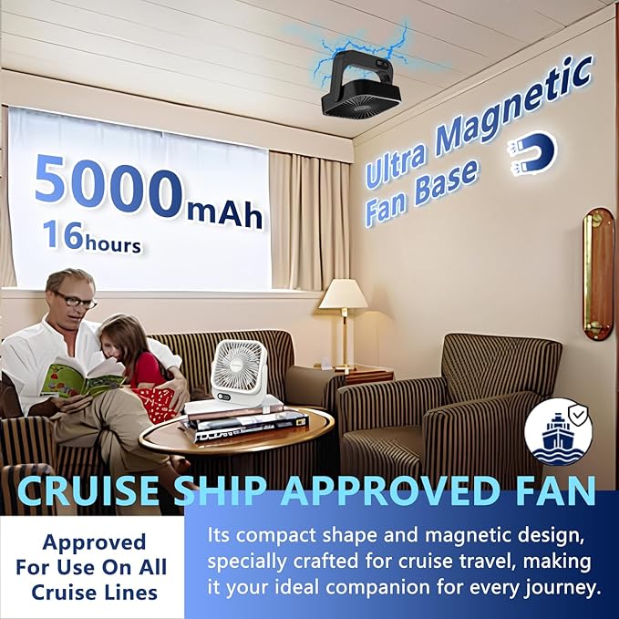 Cruise Ship Approved Fan Magnetic Cruise Door Organizer