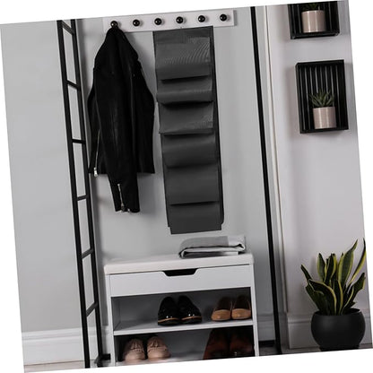 PRETYZOOM Hanging Non-woven Shoe Bag Storage Organizer Wall Hanging for Home Shoes Pouch