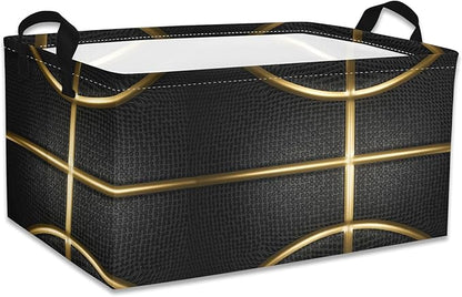 Basketball Shelf Basket, Kids Boys Ball Storage Basket Bins Box with Handles, Boys Sports Decor for Room Nursery 3 Pcs Set(Basketball)