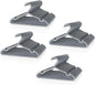 VILICK Plastic Kids Hangers - 100 Pack Non-Slip Baby Clothes Hangers for Closet, Toddler & Newborn Clothing Pants, Skirts, Coats (Grey)