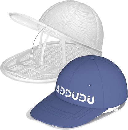 Hat Washer Cage, Snap-Lock Design, Foldable & Portable for Washing Machine Dryer Dishwasher