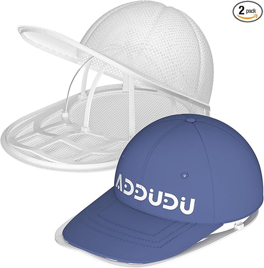 Hat Washer Cage, Snap-Lock Design, Foldable & Portable for Washing Machine Dryer Dishwasher