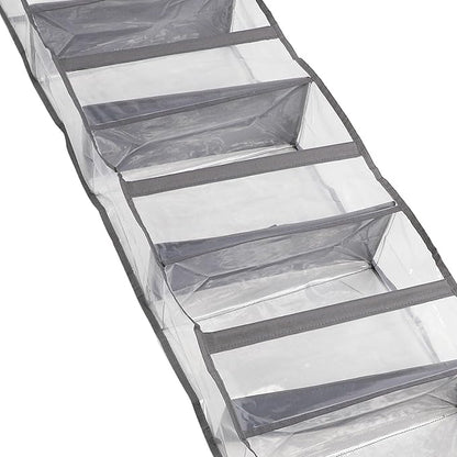 Multifuntional Over The Door Organizer 5 Layers 3 Large Capacity Pockets Anti Tilt Hanging Closet Door Organizer for Pantry Nursery Bathroom