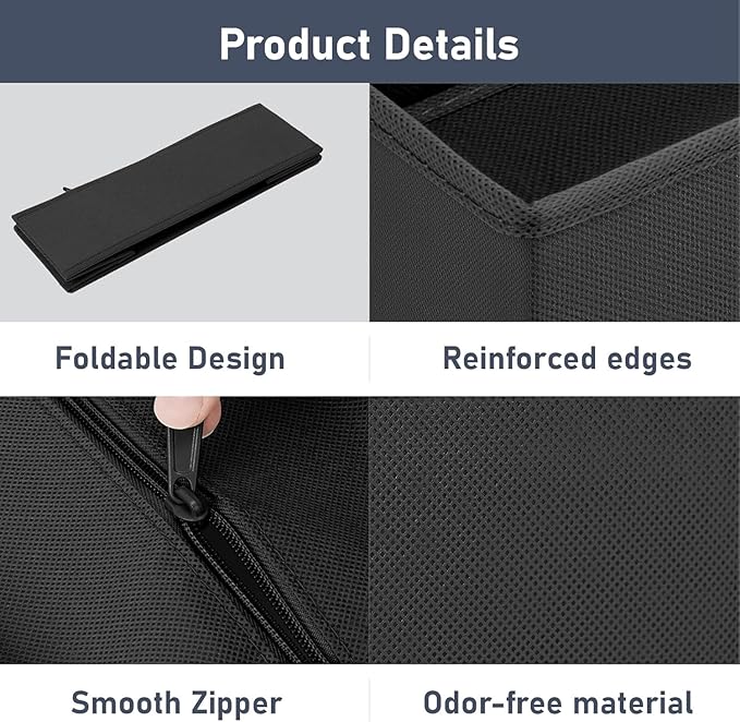 DIMJ Drawer Organizer Clothes Storage - 26 Pack Baby Dresser Organizer for Nursery, Small Fabric Closet Drawer Organizer Bins for Underwears Socks, Foldable Storage Dividers Organization for Bedroom