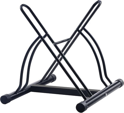 Bike Rack – Dual Bicycle Stand for Mountain, Road, or Kid’s Bikes – Indoor or Outdoor Steel Bicycle Storage – Tire Rack for Truck by RAD Cycle