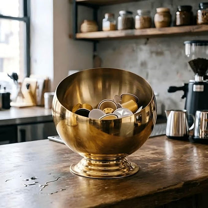 Coffee Pod Holder-Coffee Pod Storage-K Cup Holder-Espresso Pod Holder-Coffee Pod Organizer（GOLD