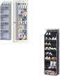 KEETDY Over The Door Shoe Rack and 20 Pairs Over The Door Shoe Organizer