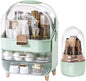 Makeup Organizer Countertop, Skincare Bathroom Counter Organizer, Storage Box Cosmetic Display Cases, Teen Girl Gifts Trendy Stuff Make up Organizers for Vanity, Dresser (Green)