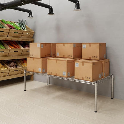 24" Deep x 54" Wide x 14" Height Wire Shelving Kit | 1-Tier | NSF Commercial Storage Rack Unit