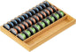 MinBoo Bamboo Coffee Pod Storage Holder Drawer Insert for Counter Compatible Nespresso Vertuo Vertuoline Capsules for Kitchen, Home, Office, Coffee Station