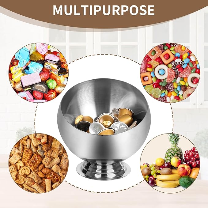 Coffee Pod Holder-Coffee Pod Storage-K Cup Holder-Espresso Pod Holder-Coffee Pod Organizer(SILVER)