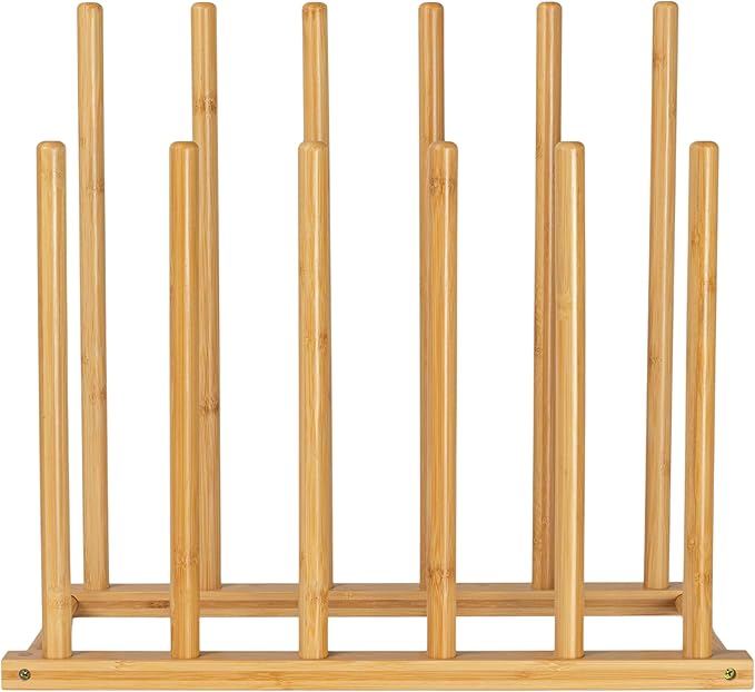 Bamboo 6 Pair Boot Rack, Natural