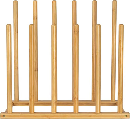 Bamboo 6 Pair Boot Rack, Natural