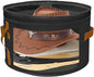 STARGAZ Oversized Clear Hat Storage Bag, Hat boxes for women storage, Cowboy hat storage, Hat accessories, hat organizer for closet, hat travel case with Handle, Holds Up to 10 Hats (Black 1 Pack)