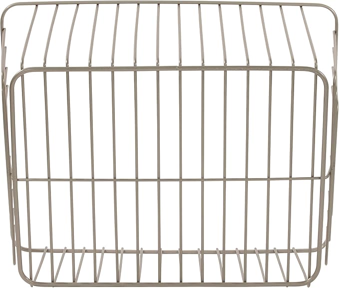 Spectrum Diversified Ashley Basket, Large, Satin Nickel