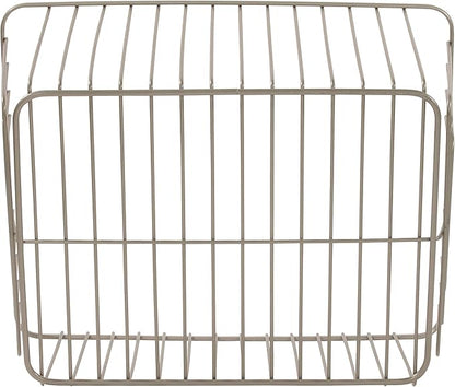 Spectrum Diversified Ashley Basket, Large, Satin Nickel