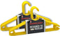 Sturdy Polypropylene Hanger, Pack of 12,Yellow l Cloth Hanger l Dress Hangers l Hanger for Clothes Hanging